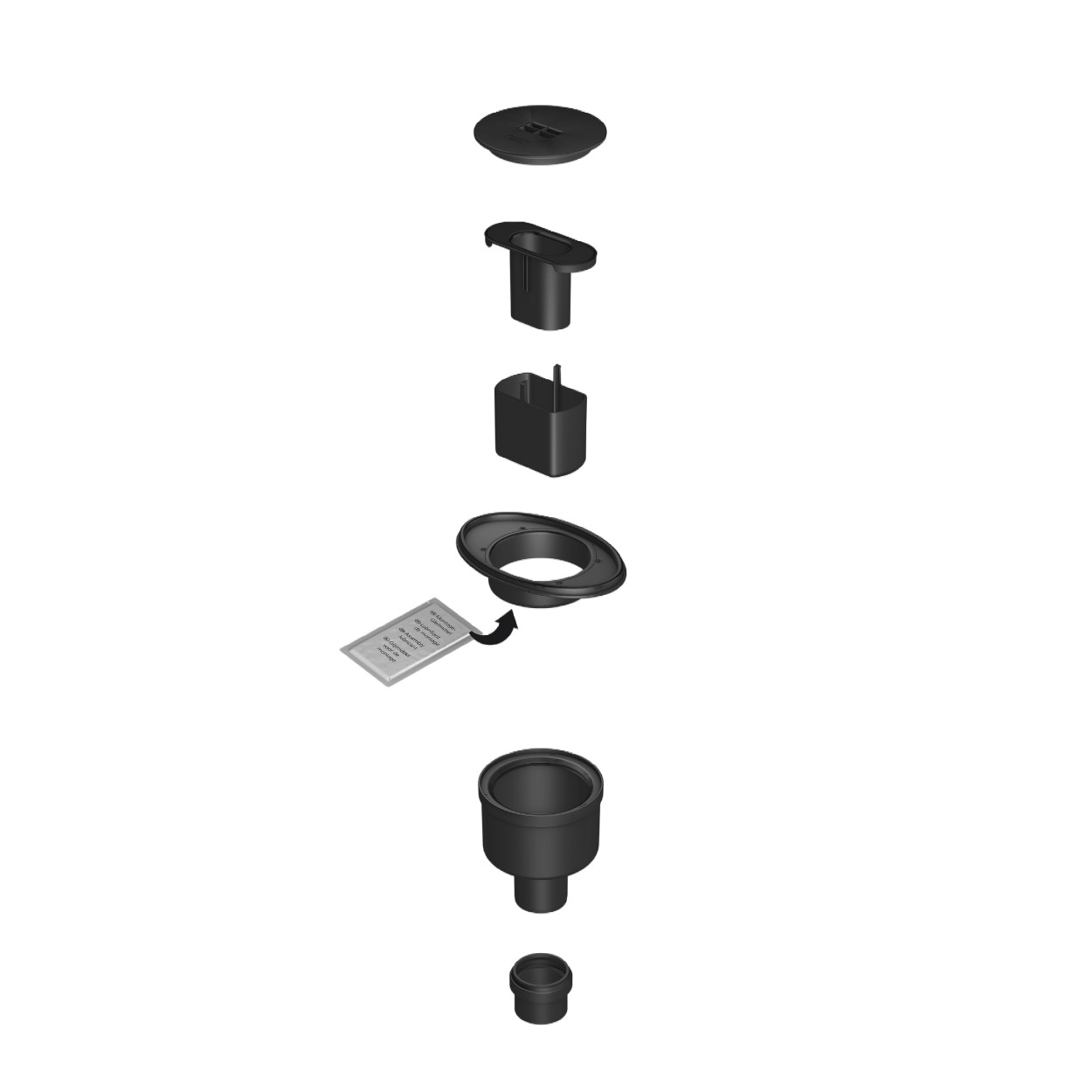 wedi Fundo Linienablauf Mini Max DN 40 horizontal